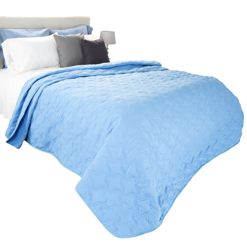Lavish Home Classic Stitch Lightweight Quilted Blanket & Reviews Wayfair